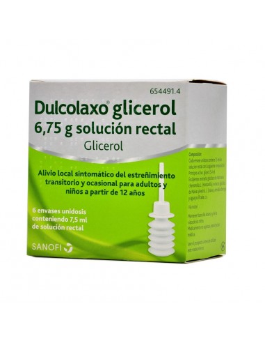 Dulcolaxo glicerol 6,75 g solución rectal Glicerol