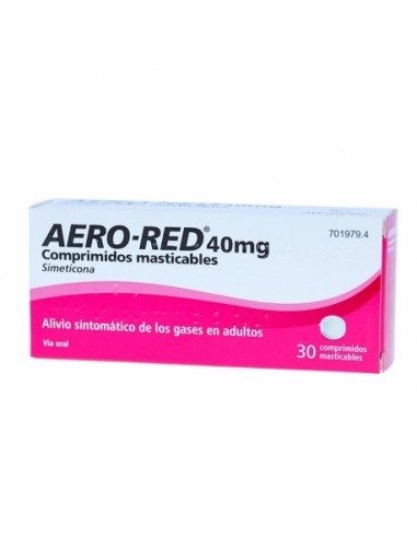 Aero-red 40 mg comprimidos masticables Simeticona