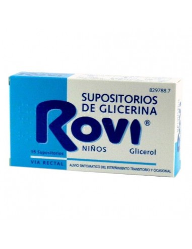 SUPOSITORIOS DE GLICERINA ROVI NIÑOS Glicerol