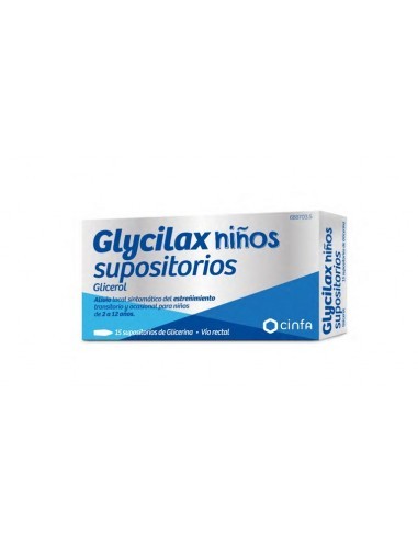 Glycilax niños supositorios Glicerol
