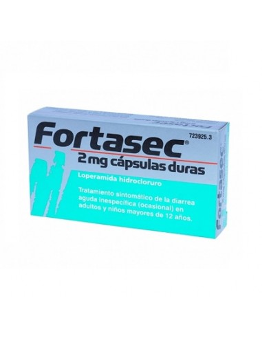 FORTASEC 2 mg Cápsulas duras Loperamida hidrocloruro