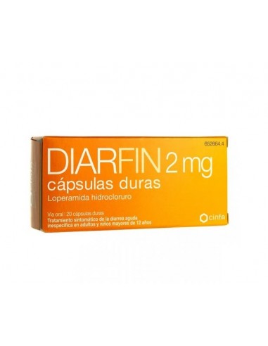 Diarfin 2 mg cápsulas duras loperamida hidrocloruro