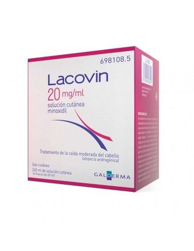 Lacovin 20 mg/ml solución cutánea Minoxidil