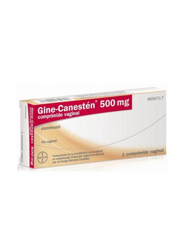 Gine-Canestén 500 mg comprimido vaginal Clotrimazol