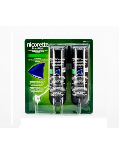 Nicorette BucoMist 1 mg/pulsación solución para pulverización bucal Nicotina