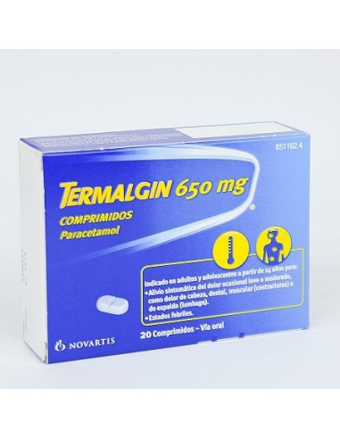 Termalgin 650 mg comprimidos Paracetamol