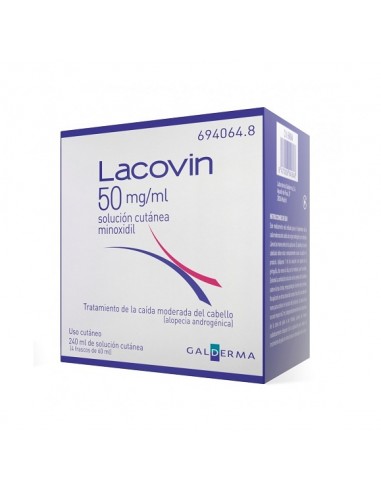 Lacovin 50 mg/ml solución cutánea Minoxidil