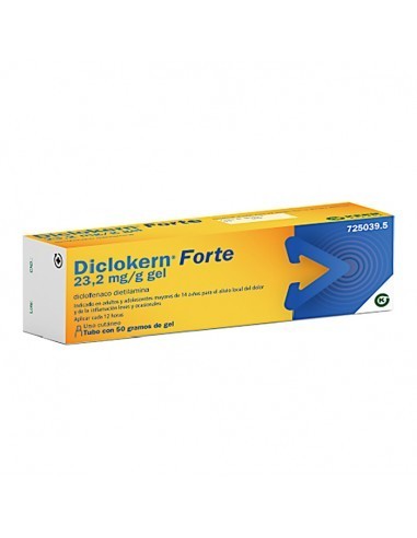 Diclokern Forte 23,2 mg/g gel Diclofenaco Dietilamina 50 g