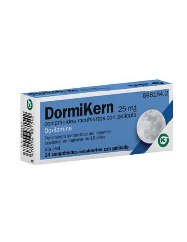 DormiKern 25 mg comprimidos recubiertos con película