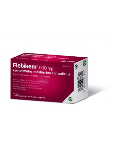 Flebikern 500 mg 30 comprimidos