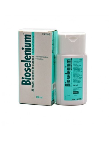 Bioselenium 25 mg/ml suspensión cutánea 100 ml