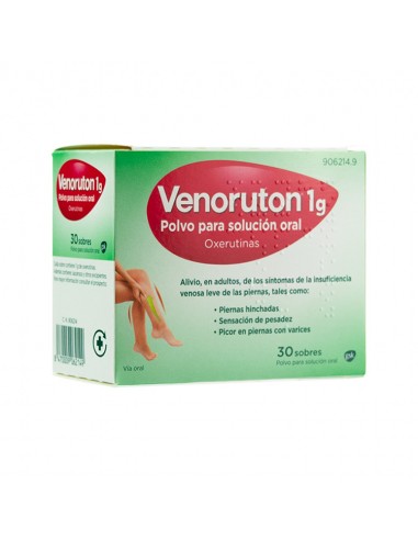 Venoruton 1 g polvo para solución oral Oxerutinas