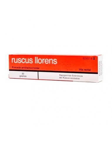 Ruscus Llorens pomada rectal 30 g
