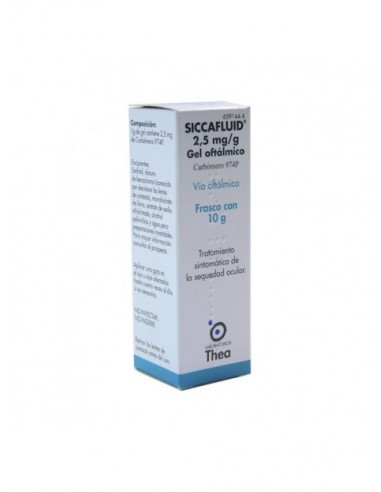 SICCAFLUID 2,5 mg/g GEL OFTÁLMICO