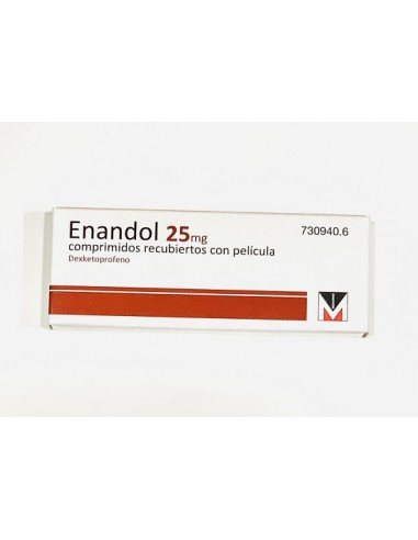 Enandol 25 mg comprimidos recubiertos