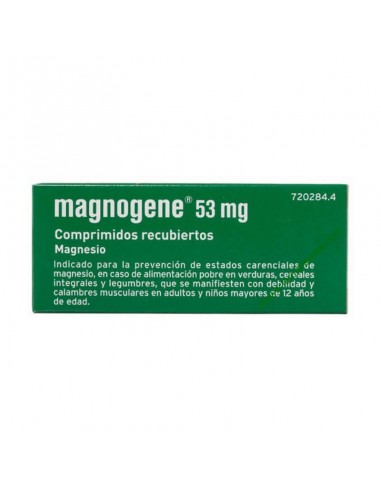 Magnogene 53 mg comprimidos recubiertos Magnesio