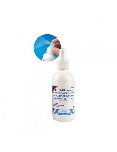 Clorxil 10 mg/ml solución para pulverización cutánea Digluconato de clorhexidina