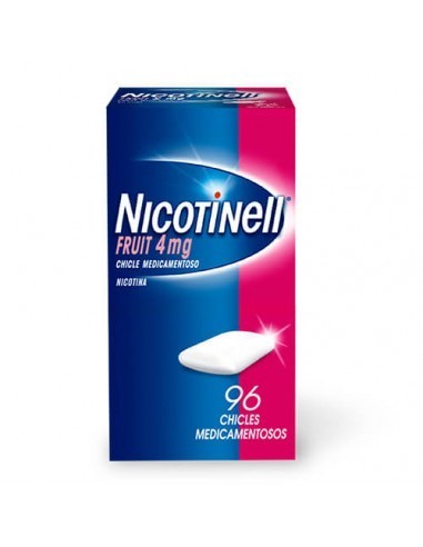 Nicotinell Fruit 4 mg chicle medicamentoso Nicotina