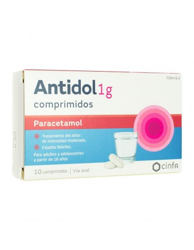 Antidol 1 g comprimidos Paracetamol
