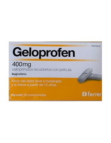 Geloprofen 400 mg comprimidos recubiertos con película