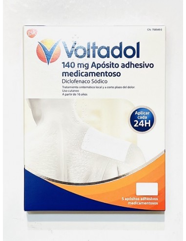 VOLTADOL 140 mg apósito adhesivo medicamentoso