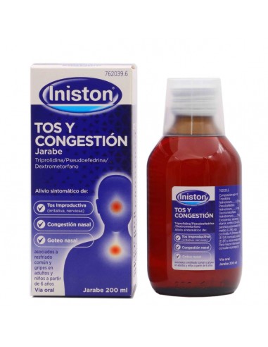 Iniston Tos y Descongestión jarabe 200 ml