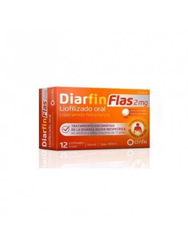 Diarfin Flas 2 mg liofilizado oral  hidrocloruro de loperamida