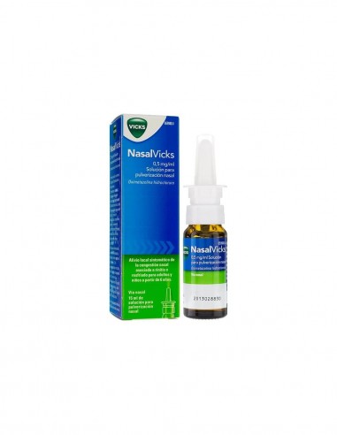NasalVicks 0,5 mg/ml solución para pulverización nasal Oximetazolina hidrocloruro