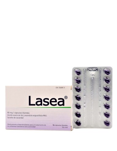 Lasea 80 mg 56 Cápsulas Blandas
