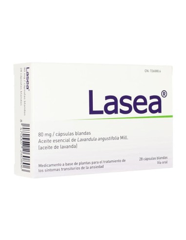 Lasea 80 mg 28 Cápsulas Blandas