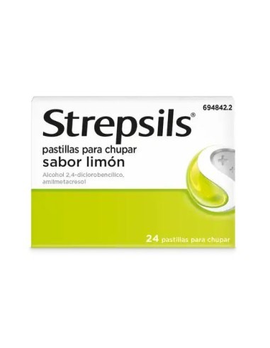 Strepsils  pastillas para chupar sabor limón