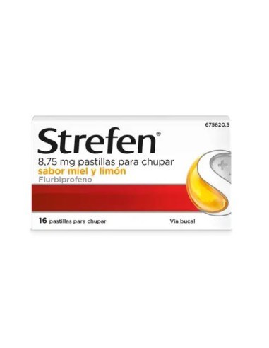 Strefen 8,75 mg pastillas para chupar sabor miel y limón