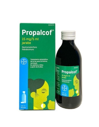 PROPALCOF 15 mg/5 ml jarabe Dextrometorfano hidrobromuro