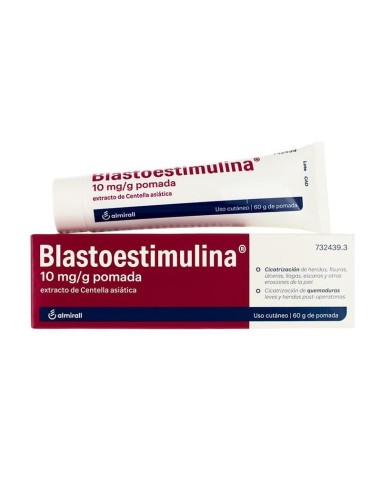 Blastoestimulina 10 mg/g pomada extracto de Centella asiática