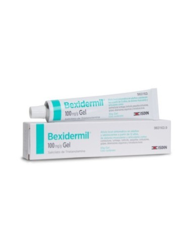 BEXIDERMIL 100 mg/g gel Salicilato de trietanolamina