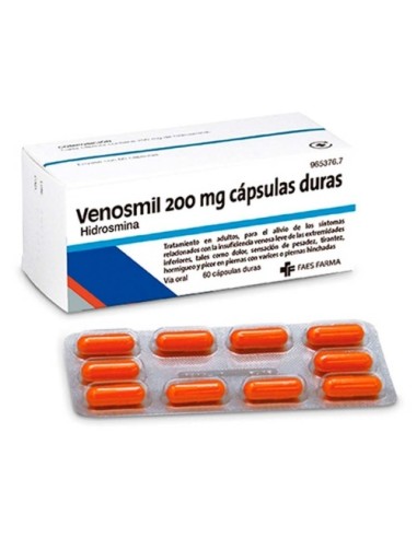 VENOSMIL 200 mg cápsulas duras Hidrosmina