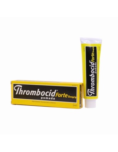 Thrombocid Forte 5 mg/g pomada Pentosano polisulfato sódico