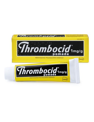Thrombocid 1 mg/g pomada Pentosano polisulfato sódico