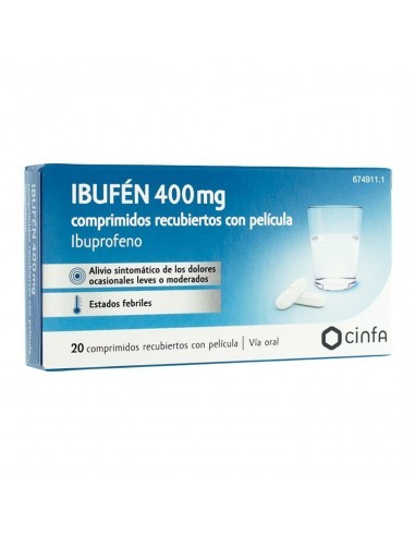 ibufén 400 mg comprimidos recubiertos con película ibuprofeno