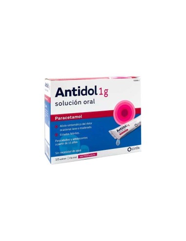 Antidol 1 g solución oral Paracetamol