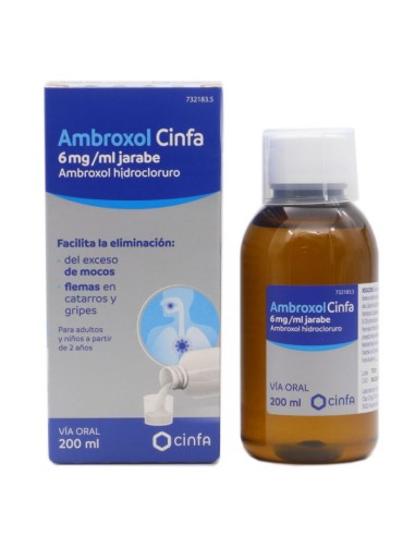 Ambroxol Cinfa 6 mg/ml jarabe Ambroxol hidrocloruro