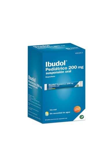 Ibudol Pediátrico 200 mg suspensión oral Ibuprofeno