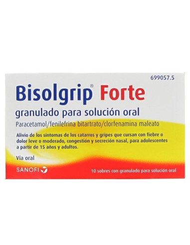Bisolgrip Forte granulado para solución oral