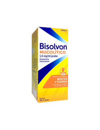 BISOLVON MUCOLÍTICO 1,6 MG/ ML JARABE