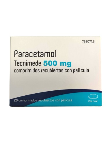 Paracetamol Tecnimede 500 mg Comprimidos