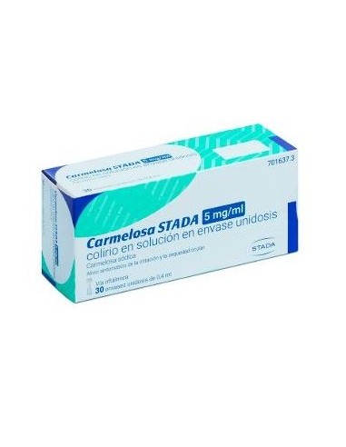 Carmelosa Stada 5 MG/ML Colirio 30 Monodosis Solución