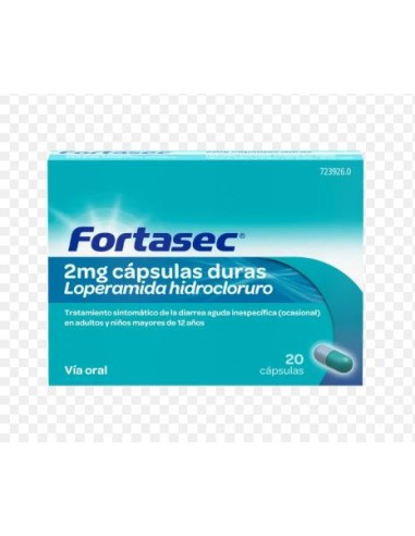 FORTASEC 2 mg Cápsulas duras Loperamida hidrocloruro