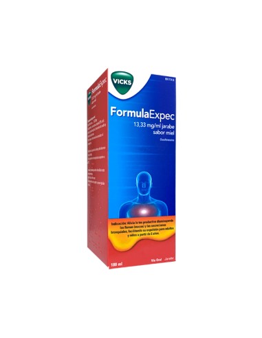 Vicks Formulaexpec 13,33 mg/ml Jarabe Sabor Miel 180 ml