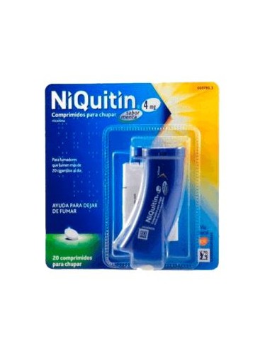 NiQuitin 4 mg comprimidos para chupar sabor menta