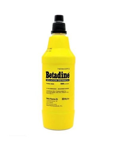 Betadine 10 mg/ml Solución Cutánea 500 ml